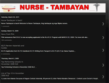 Tablet Screenshot of nurse-tambayan.blogspot.com