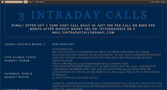 Desktop Screenshot of 3intradaycalls.blogspot.com