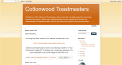 Desktop Screenshot of cottonwoodtoastmasters.blogspot.com