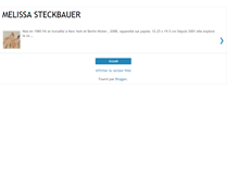 Tablet Screenshot of melissa-steckbauer.blogspot.com