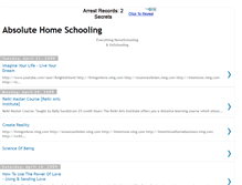 Tablet Screenshot of absolutehomeschool.blogspot.com