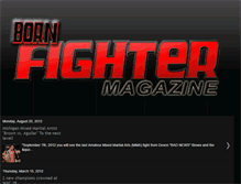 Tablet Screenshot of bornfightermag.blogspot.com