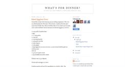 Desktop Screenshot of adrienne-whatsfordinner.blogspot.com