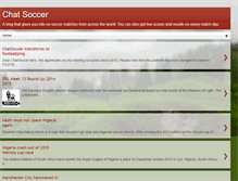 Tablet Screenshot of chatsoccer.blogspot.com