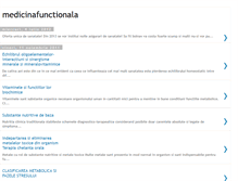 Tablet Screenshot of medicinafunctionala.blogspot.com