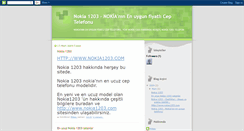 Desktop Screenshot of nokia1203.blogspot.com