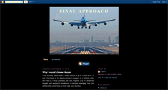 Desktop Screenshot of finalapproach-ashwin.blogspot.com