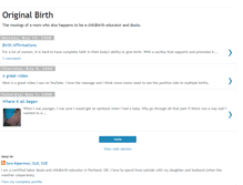 Tablet Screenshot of originalbirth.blogspot.com