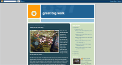 Desktop Screenshot of greatbigwalk.blogspot.com