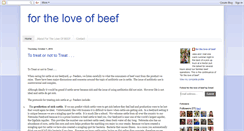 Desktop Screenshot of fortheloveofbeef.blogspot.com