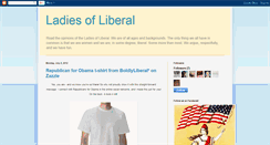 Desktop Screenshot of ladiesofliberal.blogspot.com