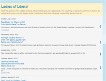 Tablet Screenshot of ladiesofliberal.blogspot.com