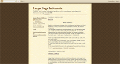 Desktop Screenshot of largo-indonesia.blogspot.com