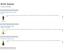 Tablet Screenshot of drinkstation.blogspot.com