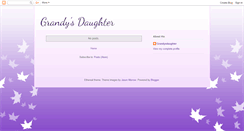 Desktop Screenshot of grandysdaughter.blogspot.com