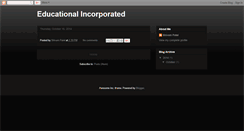 Desktop Screenshot of educationinc.blogspot.com