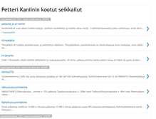 Tablet Screenshot of petterikaniininkootutseikkailut.blogspot.com