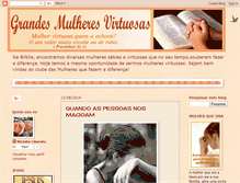 Tablet Screenshot of grandesmulheresweb2.blogspot.com