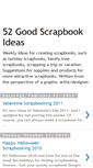 Mobile Screenshot of 52scrapbookideas.blogspot.com
