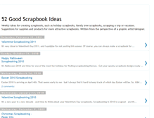 Tablet Screenshot of 52scrapbookideas.blogspot.com