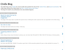 Tablet Screenshot of clindx.blogspot.com
