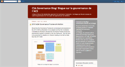 Desktop Screenshot of csagovernancemodel.blogspot.com