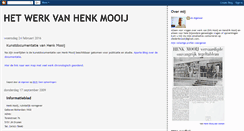 Desktop Screenshot of henk-mooij.blogspot.com