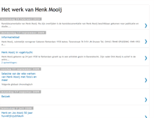 Tablet Screenshot of henk-mooij.blogspot.com