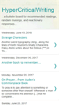 Mobile Screenshot of hypercriticalwriting.blogspot.com