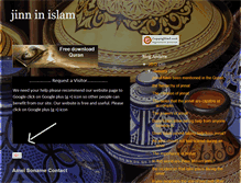 Tablet Screenshot of jinninislam.blogspot.com