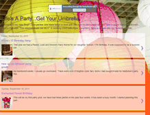 Tablet Screenshot of paperumbrellaparties.blogspot.com