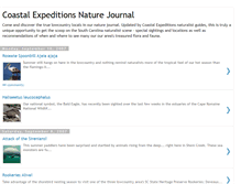 Tablet Screenshot of coastalexpeditionsnaturejournal.blogspot.com