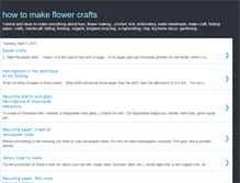Tablet Screenshot of fhowtomakeflowercrafts.blogspot.com