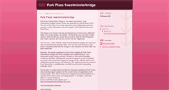 Desktop Screenshot of 1westminsterbridge.blogspot.com