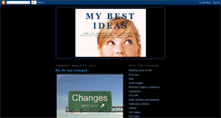Desktop Screenshot of mybestideasesl.blogspot.com
