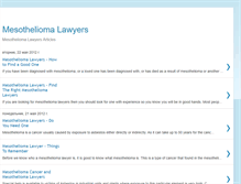 Tablet Screenshot of mesothelioma-lawyers-articles.blogspot.com