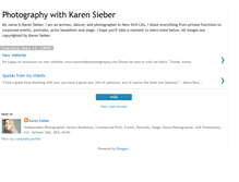 Tablet Screenshot of karensieberphotos.blogspot.com