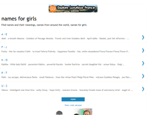 Tablet Screenshot of namesforgirls.blogspot.com