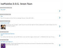 Tablet Screenshot of inoffizielles-dog-street-team.blogspot.com