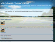 Tablet Screenshot of cronocursos.blogspot.com