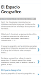 Mobile Screenshot of elespaciogeografico.blogspot.com