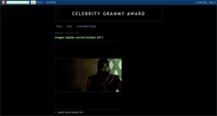 Desktop Screenshot of celebritygrammyaward.blogspot.com