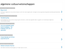 Tablet Screenshot of algemenecultuurwetenschappen.blogspot.com
