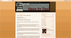 Desktop Screenshot of newsforreal.blogspot.com