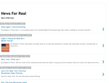 Tablet Screenshot of newsforreal.blogspot.com