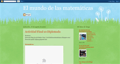 Desktop Screenshot of mundomatematicojudith.blogspot.com