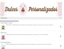 Tablet Screenshot of dulcespersonalizados.blogspot.com