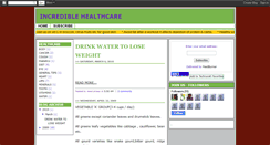 Desktop Screenshot of incredible-healthcare.blogspot.com