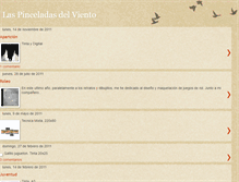 Tablet Screenshot of laspinceladasdelviento.blogspot.com