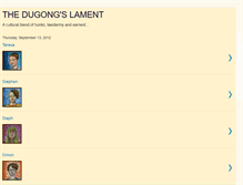 Tablet Screenshot of dugonglament.blogspot.com